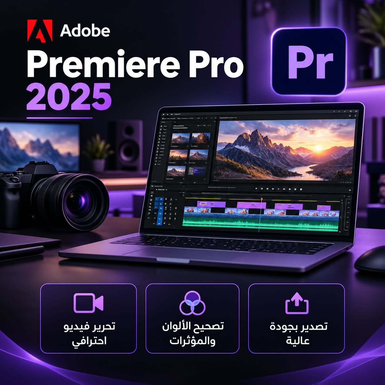 تفعيل برنامج Adobe Premiere Pro 2025 أصلي | Pixel Pro Keys