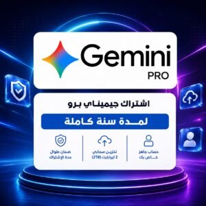 اشتراك جوجل جيمناي برو لمدة سنة - Google gemini